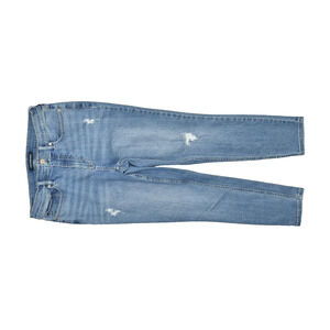 Calvin Klein Jeans Women's Blue Distressed High Rise Skinny Jeans Size 31 Blue